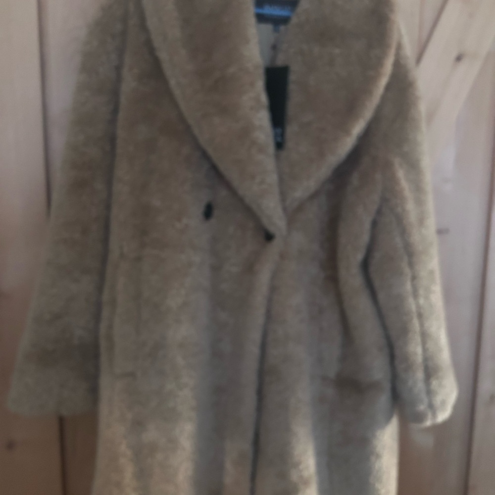 Cozy Tan Faux Fur Coat